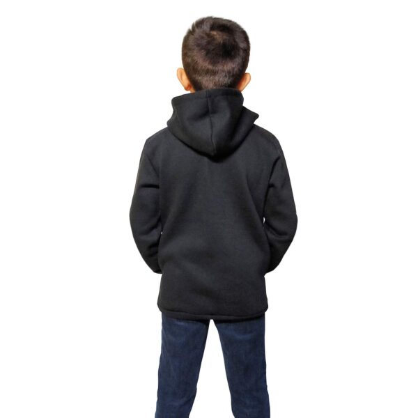 BLACK HOODIE BACK