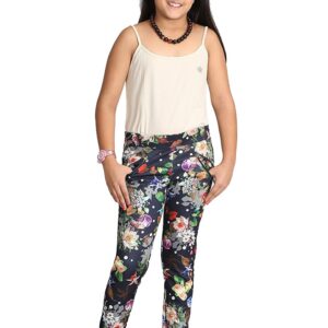 multi color spandex polyester legging for girls
