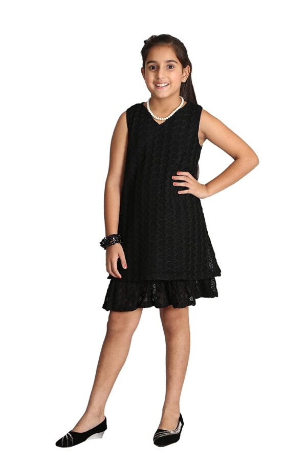 Black Tunic/Dress for Girls