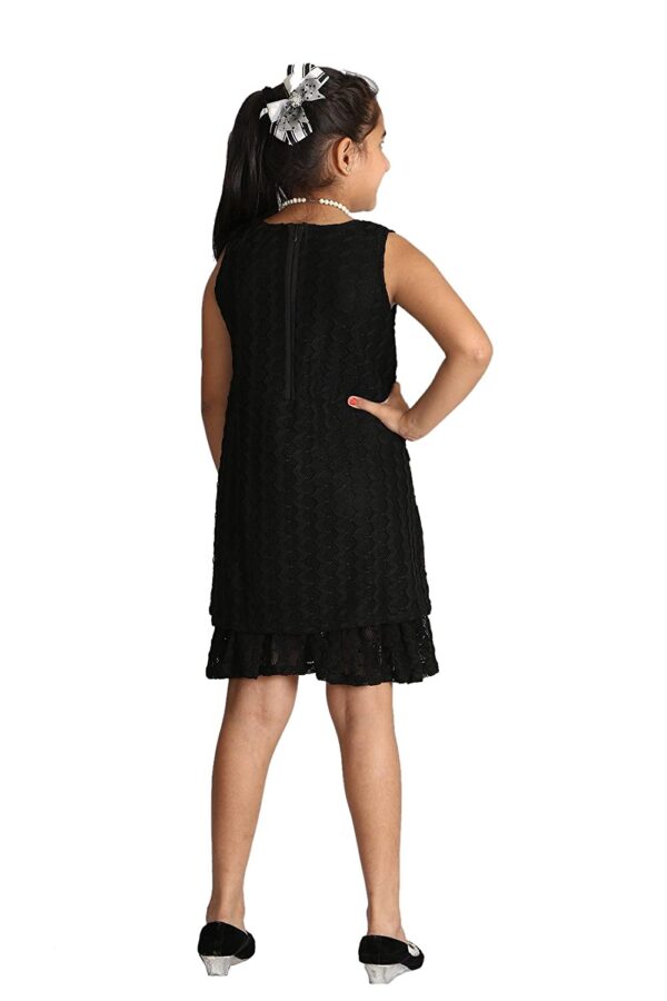 BLACK TUNIC DRESS BACK