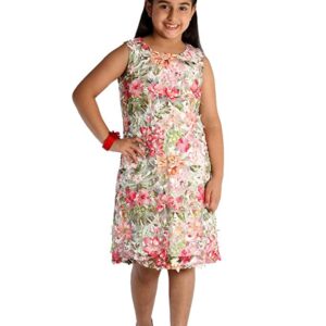 Laser Cut Floral Printed Tunics for Girls with Three Dimensional Print & Ultra Soft Quality of Fabric