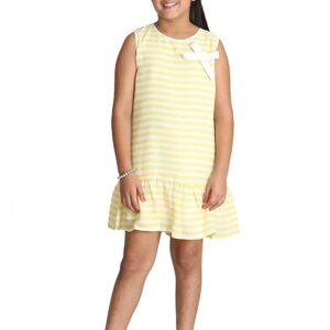 Yellow Georgette Frock for Girls