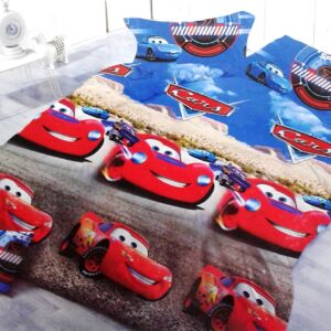 Cars Kids Cars Printed Double bedsheet