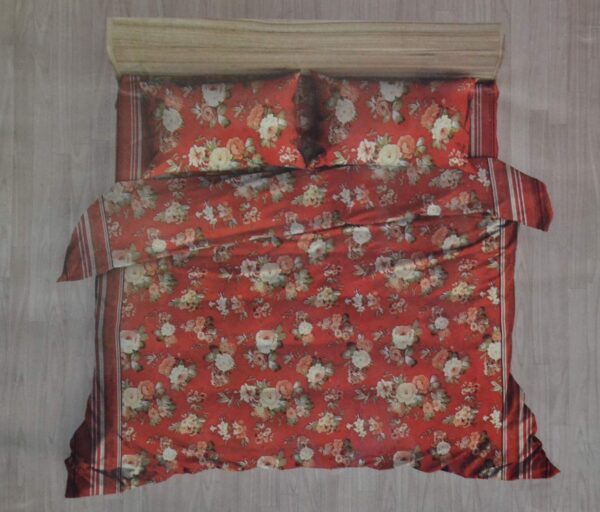 Double bedsheet with Multicolor Floral Print