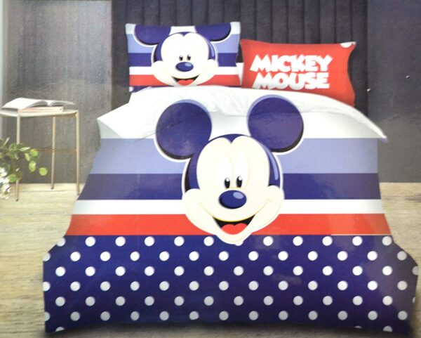 Mickey Mouse Kids Cartoon Double Bedsheet