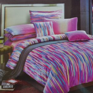 Multicolor Fast Printed Soft Fabric Double bedsheet
