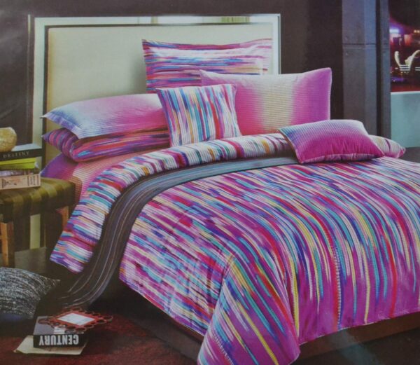 Multicolor Fast Printed Soft Fabric Double bedsheet