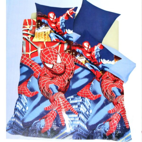 Spider Man Kids Cartoon Double bedsheet